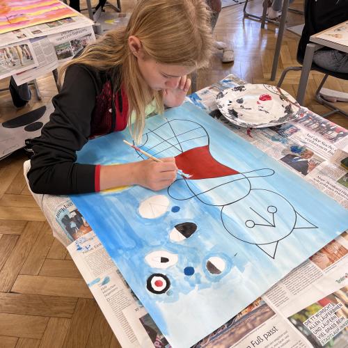 Malen wie Joan Miro‘