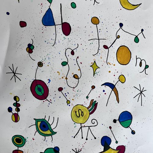 Malen wie Joan Miro‘